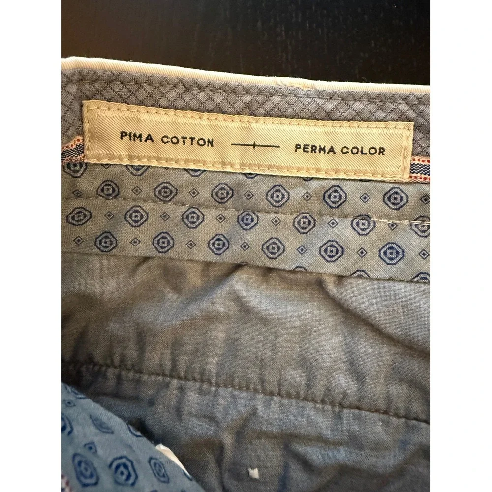 Ballin Mansfield‎ Pants Mens 38x28* Beige Relaxed Fit Pima Cotton Chino